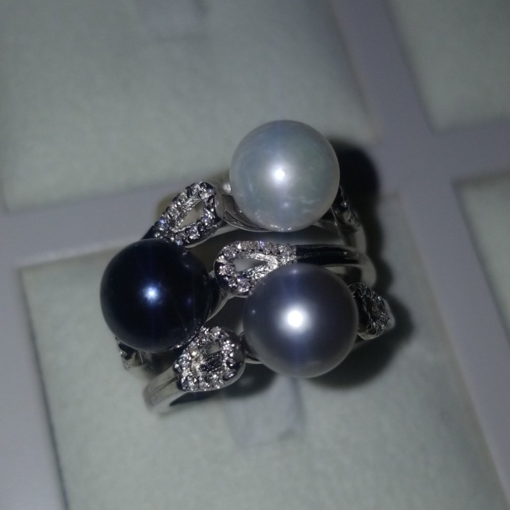 Solitaire sterling silver ring - Picture 5 of 5